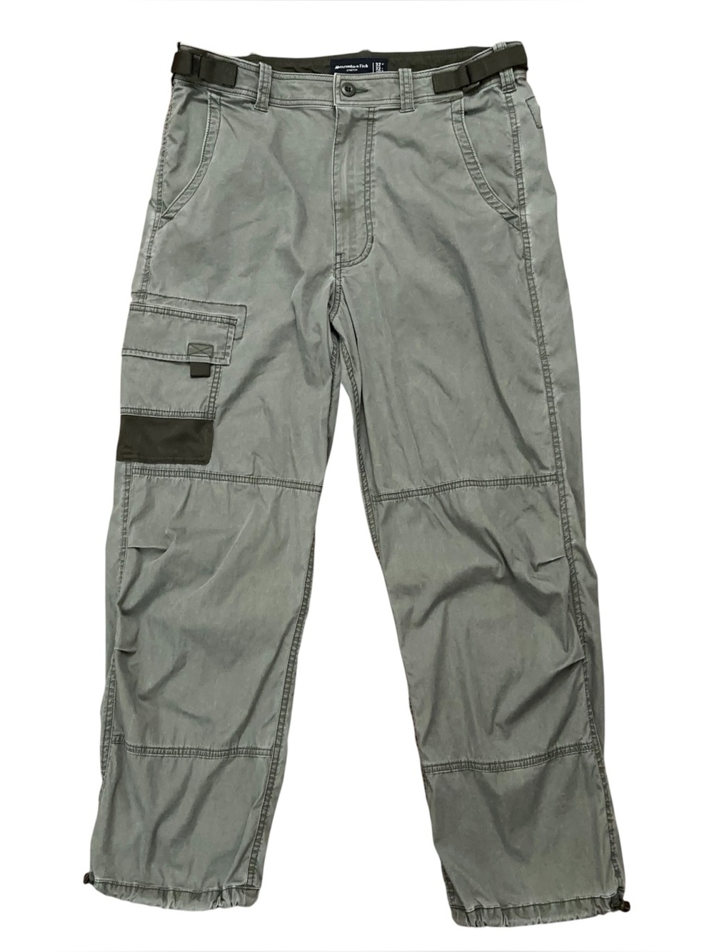 Abercrombie & Fitch All-Day Baggy Utility Cargo Pants Mens 32x32 Army Green